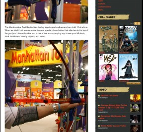 Marshmallow Shooter at Toy Fair MTV Geeks